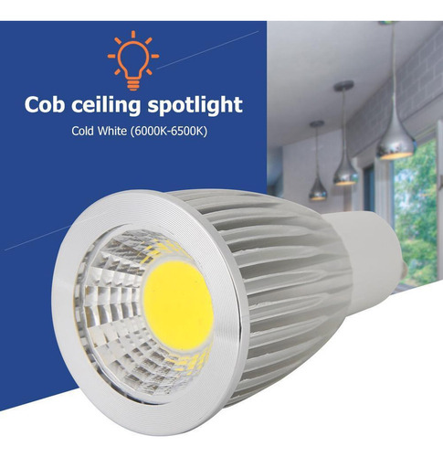 Luces Led Cob Spotlight De 15 W, Gu10, 85-265 V, Led Brillan