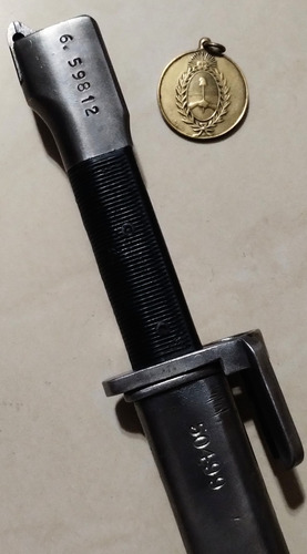 Antigua Bayoneta Militar De Fal C. Panopla. Daga Sable Puñal (Usado)