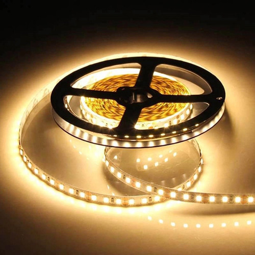 Tira De Led Frío No Requiere Eliminador Solo Conectar A 127v Luz Blanco Cálido
