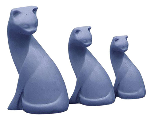 2 Figuras De Gato Bonitas Para Casa De Muñecas A Escala