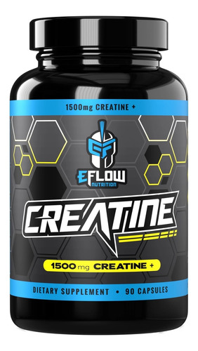 Suplemento De Creatina Eflow Nutrition Eflow Hcl 1500mg 90 C