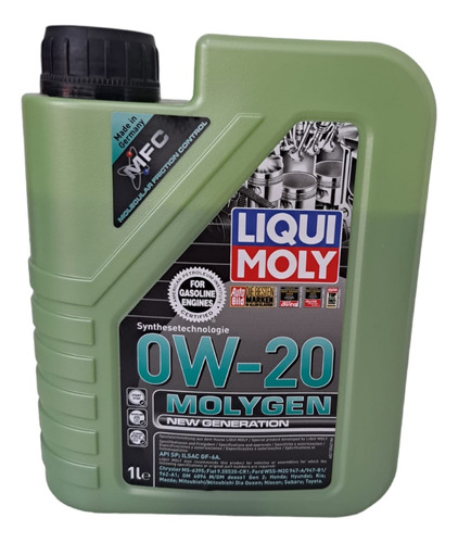 Aceite Sintético Liqui Moly Molygen New Generation 0w20 1l 