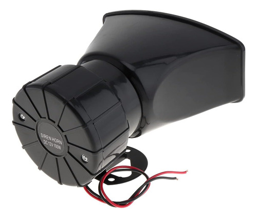 Sirena Para Coche 7 Sonidos 12 V 100 W Con Control Remoto