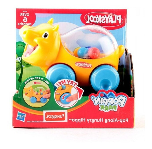 Hipopotamo Arrastre Con Pelotitas Playskool Original Hasbro 