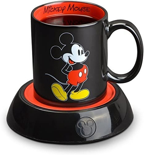 Disney ® Taza Con Calentador Usb Y Led Mickey Mouse 300ml Nw