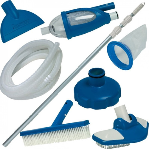 Imagen 2 de 6 de Kit De Mantenimiento De Lujo Con Barredora Para Alberca