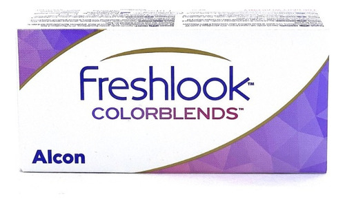 Freshlook Colorblends Lentes Color + Liquido 60ml + Estuche Color Café Brown