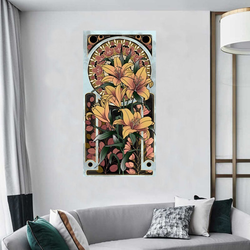 Cuadro Moderno Decorativo Varios Tamaños Art Nouveau 