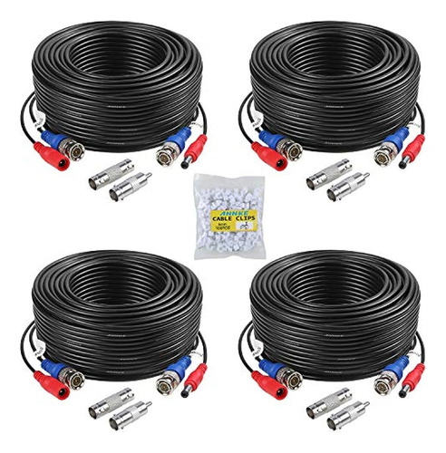 Paquete De 4 Cables De Alimentación De Video Todo En Uno Ann