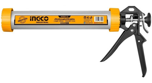 Pistola Calafatera Para Pate Silicona 15 PuLG Ingco Hcg0115