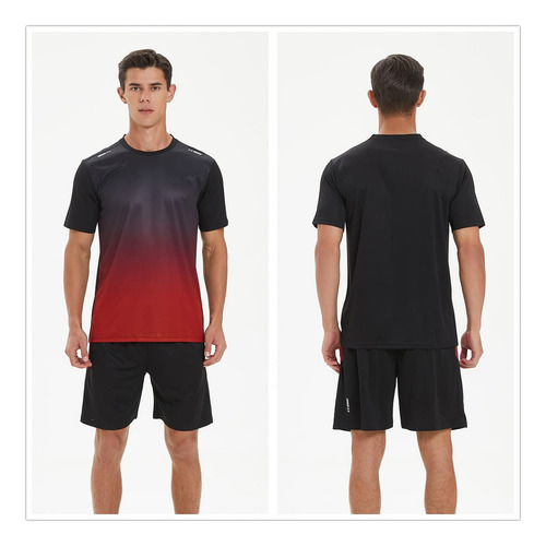 Conjunto De Camiseta Y Pantalones Cortos Deportivos De Secad