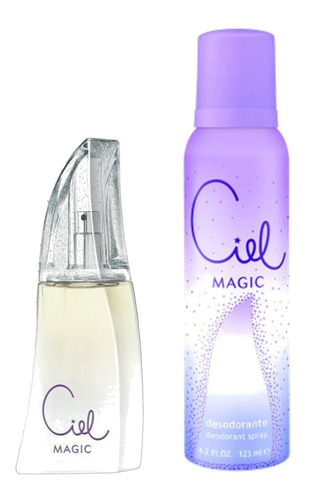 Imagen 2 de 6 de Set Ciel Magic Perfume Desodorante Bolso Mujer Original