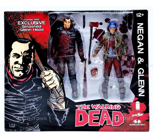 Mcfarlane Toys The Walking Dead Negan & Glenn Comic Pack