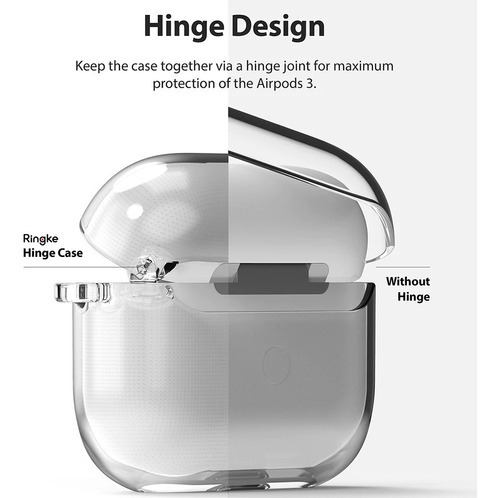 Funda Ringke Hinge Para AirPods 3 2021 Color Clear