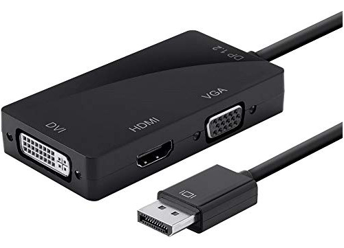 Monoprice Displayport 1.2a A 4k Hdmi, Doble Enlace Dvi Y Vg