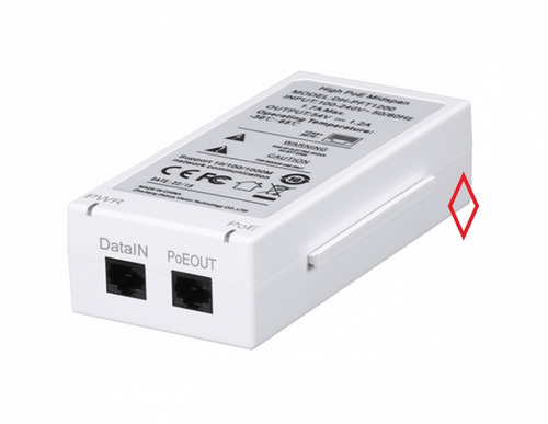Inyector Poe Estandar 802.3af / At 15w Hi Poe Dahua Pft1200
