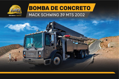 Bomba De Concreto Mack Schwing 39m 2002