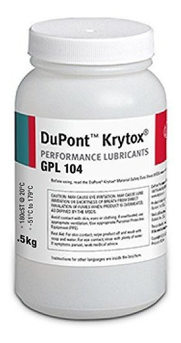 Krytox By Chemours Gpl104 Botella De 1 Kg / 2,2 Lb - Aceite 
