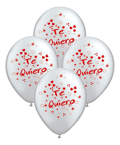 Globos Impresos De 12  Motivo Te Quiero X 50