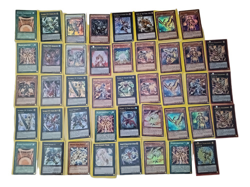 Mazo De 43 Cartas Yugi-oh! Originales Con Protectores