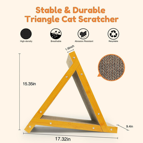 Rascador Para Gatos, Rascador Para Gatos, Tabla De Rascar Pa