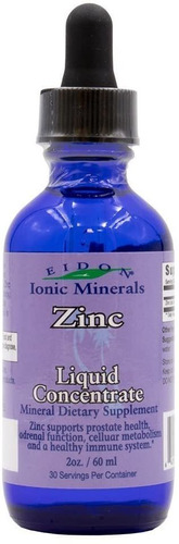 Eidon® Ionic Minerals Zinc Suplemento Concentrado 2 Oz. El C