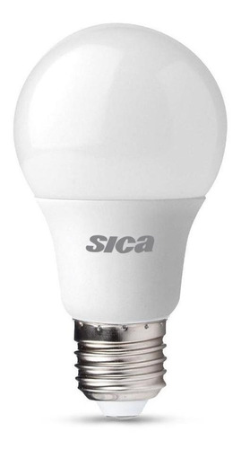 Lámpara Led Sica 9w - Clásica Luz Cálida - Bajo Consumo Luz Blanco cálido