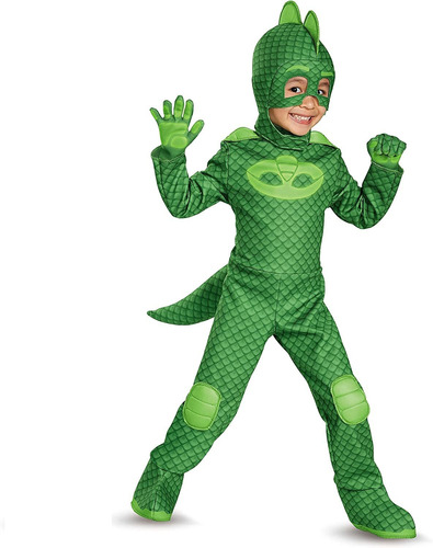 Disguise Gekko Deluxe - Disfraz De Pj Masks Para Niño Pequeñ