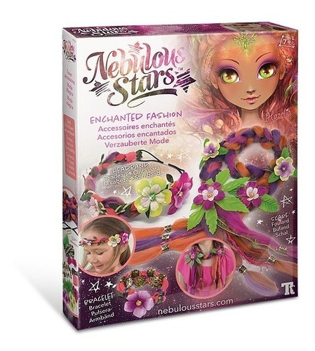 Kit Para Hacer Balaca Bufanda Pulsera Flores Bosque Natural