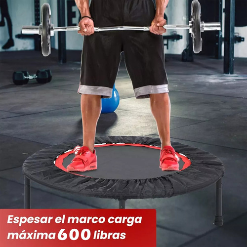 Trampolín Para Ejercicio Fitness Con Barra Brincolín
