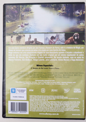 Dvd Mogli O Menino Lobo - O Filme (novo Original Lacrado)