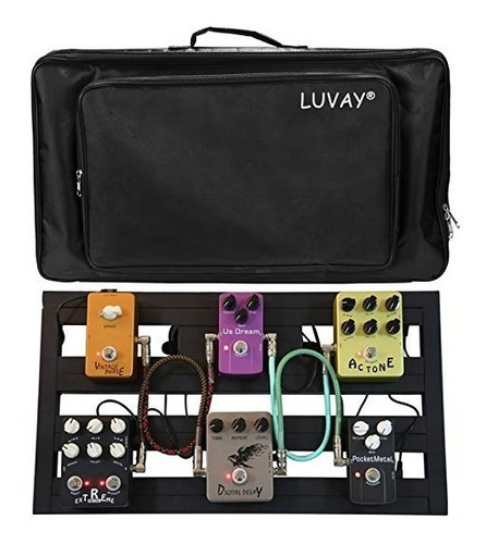 Pedal Board Luvay Guitarra - Extra Grande (22  X 12.6  ) Con