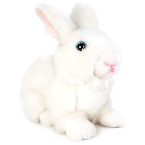 Wren Conejo Blanco | Peluche Animal De 10 Pulgadas | Po...