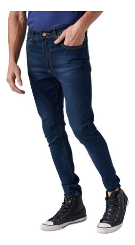 Pantalon Jeans Chupin Matizado Elastizado Calidad Premium 