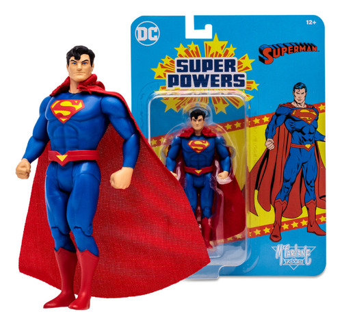 Muñeco Art. Superman Reborn 12cm Super Power Mcfarlane 15778
