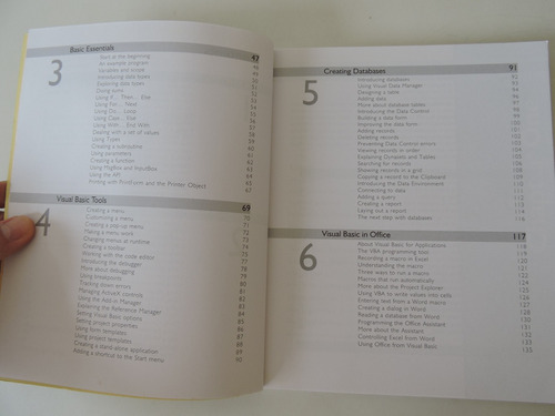 Livro Visual Basic In Easy Steps - Em Inglês - Tim Anderson (Usado)