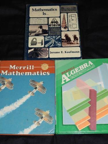 Paq Libros De Matematicas Algebra Para Secundaria En Ingles