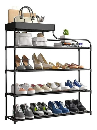 Organizador De Zapatos 4 Estantes Zapatero Con Base