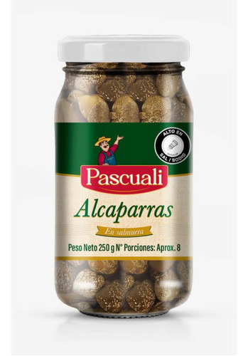 Alcaparra Frasco 250g Pascuali - g a $38