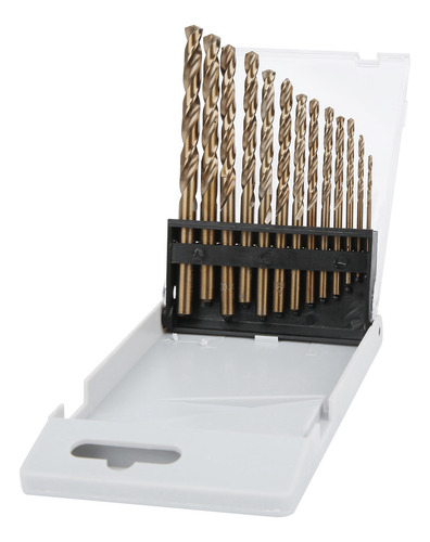 Juego De 13 Brocas Twist Drill Que Contienen Cobalto, Multif