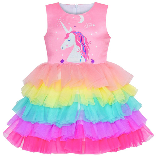 Vestido De Princesa De Cumpleaños Para Niñas Con Diseño De G | Envío gratis