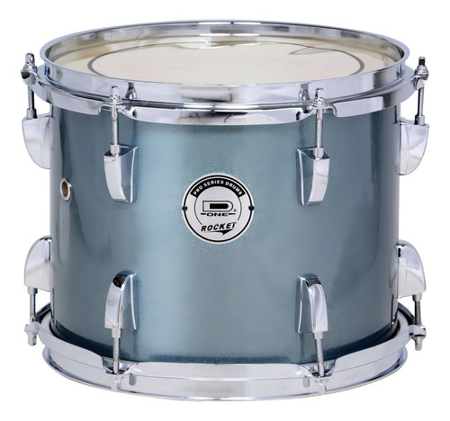 Bateria Acústica D One Rocket Dr22 Pe Filme Duplo Space Grey