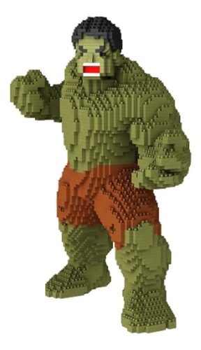 Avengers Hulk Enojado Figura Armable 3d Mini Bloques 3118 Hulk