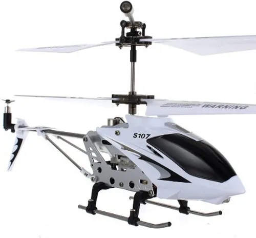 Syma S107g 3 Channel Rc Helicopter With Gyro White And Silv