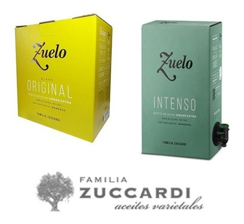  Aceite De Oliva Zuelo Intenso X 2 Lts Y Zuelo Clásico X 5lt