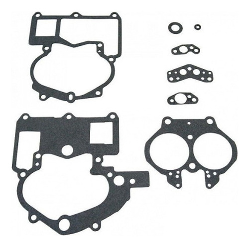 Juntas De Carburador Motor Mercruiser 3.0 4.3 5.0 2 Bocas