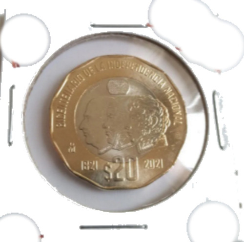 Imagen 2 de 5 de Cuatro Monedas $20 Conmemorativas 2001