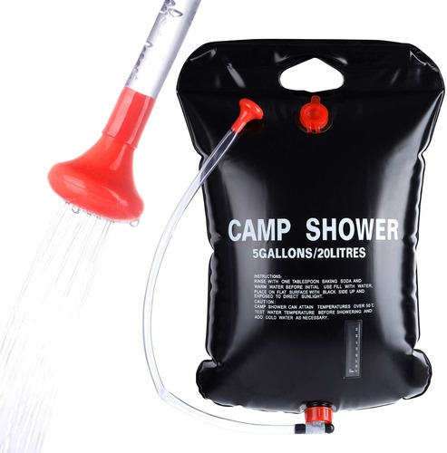 Ducha Solar Para  Camping / Regadera Birsurl 20lts