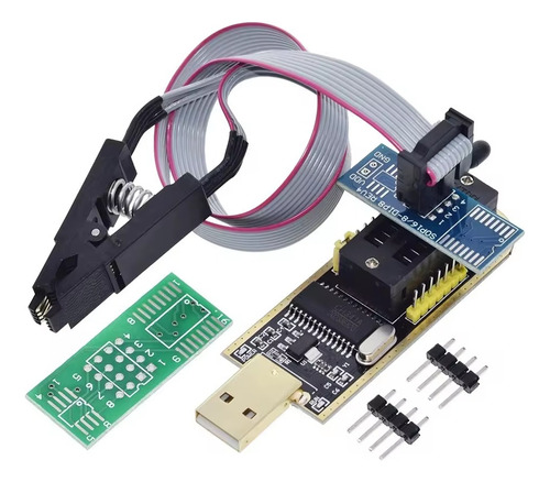 Kit De Programación Usb Ch341a Sop8, Con Adaptador De 1,8 V