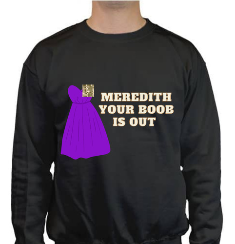 Sudadera Cuello Redondo Diseño Meredith - Frases Series